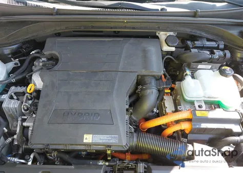 2017 Hyundai Ioniq Hybrid Blue z USA, uszkodzony, nr VIN KMHC65LC4HU049099